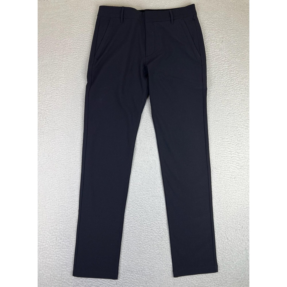 Rapha Pants Mens 32x34 Black Loopback Trouser Slim Fit Stretch Chino Casual